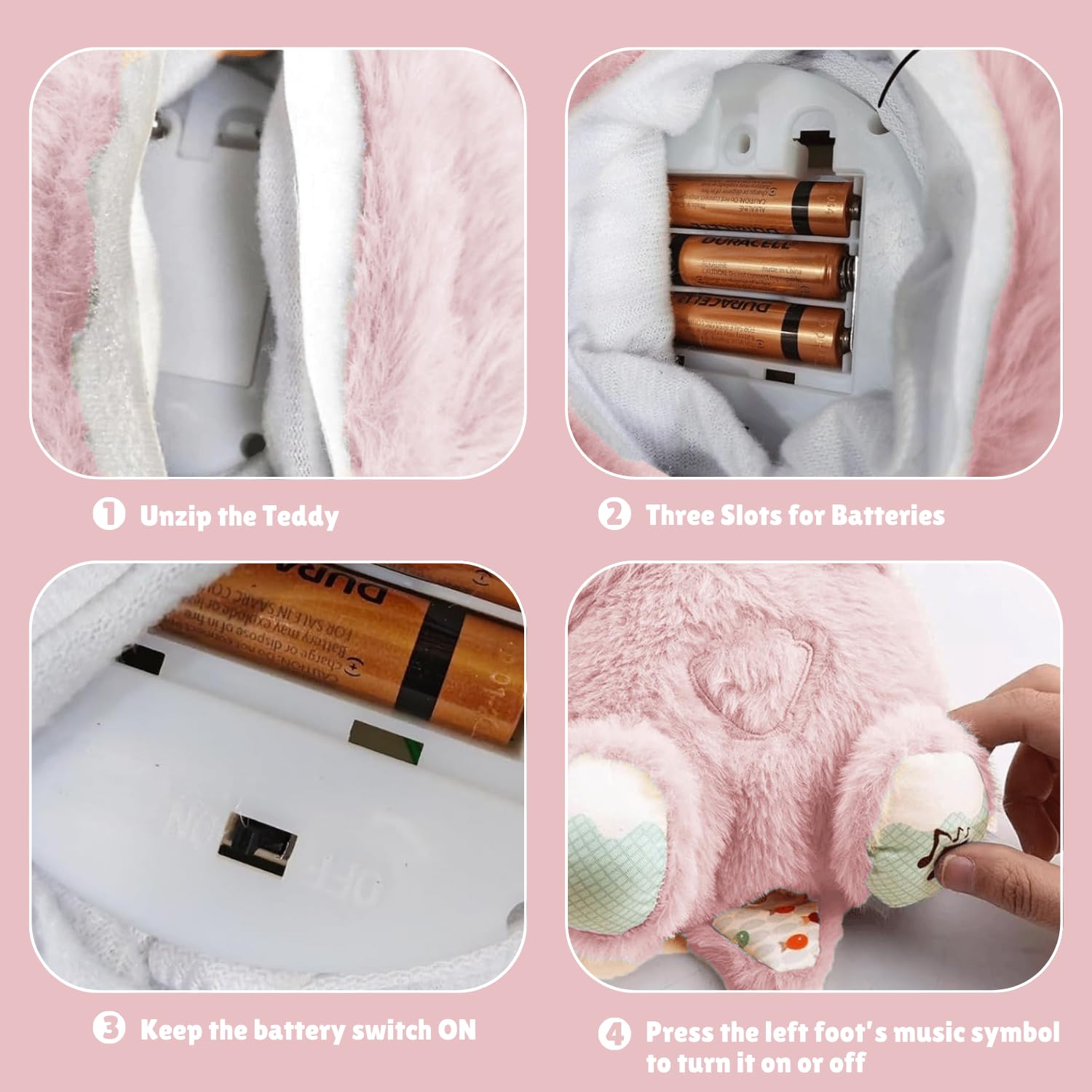 Breathing Teddy Bear Specially for Valentine Gift (TEDDY DAY)